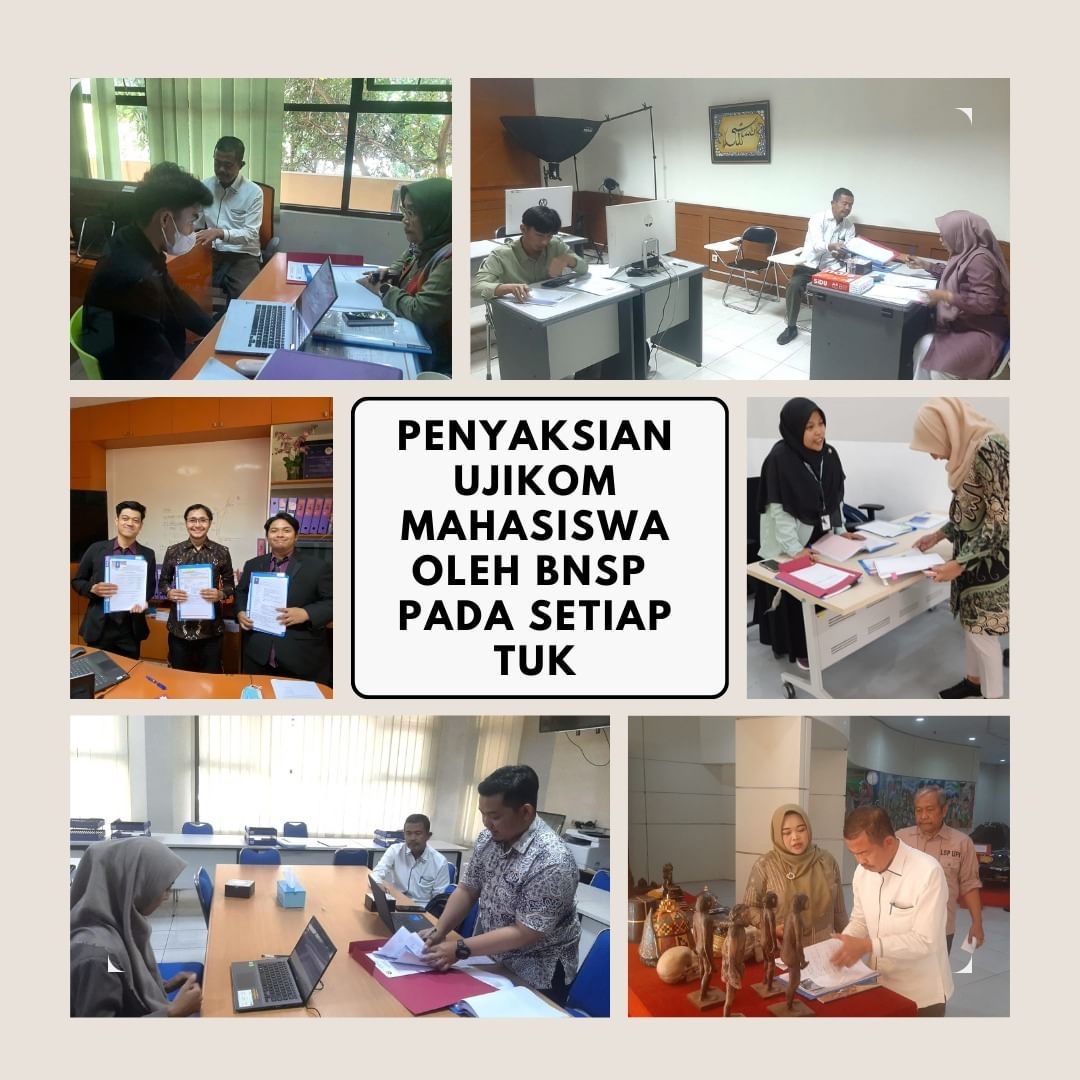LSP P1 Universitas Pendidikan Indonesia telah melaksanakan Witness (Penyaksian Uji Kompetensi).